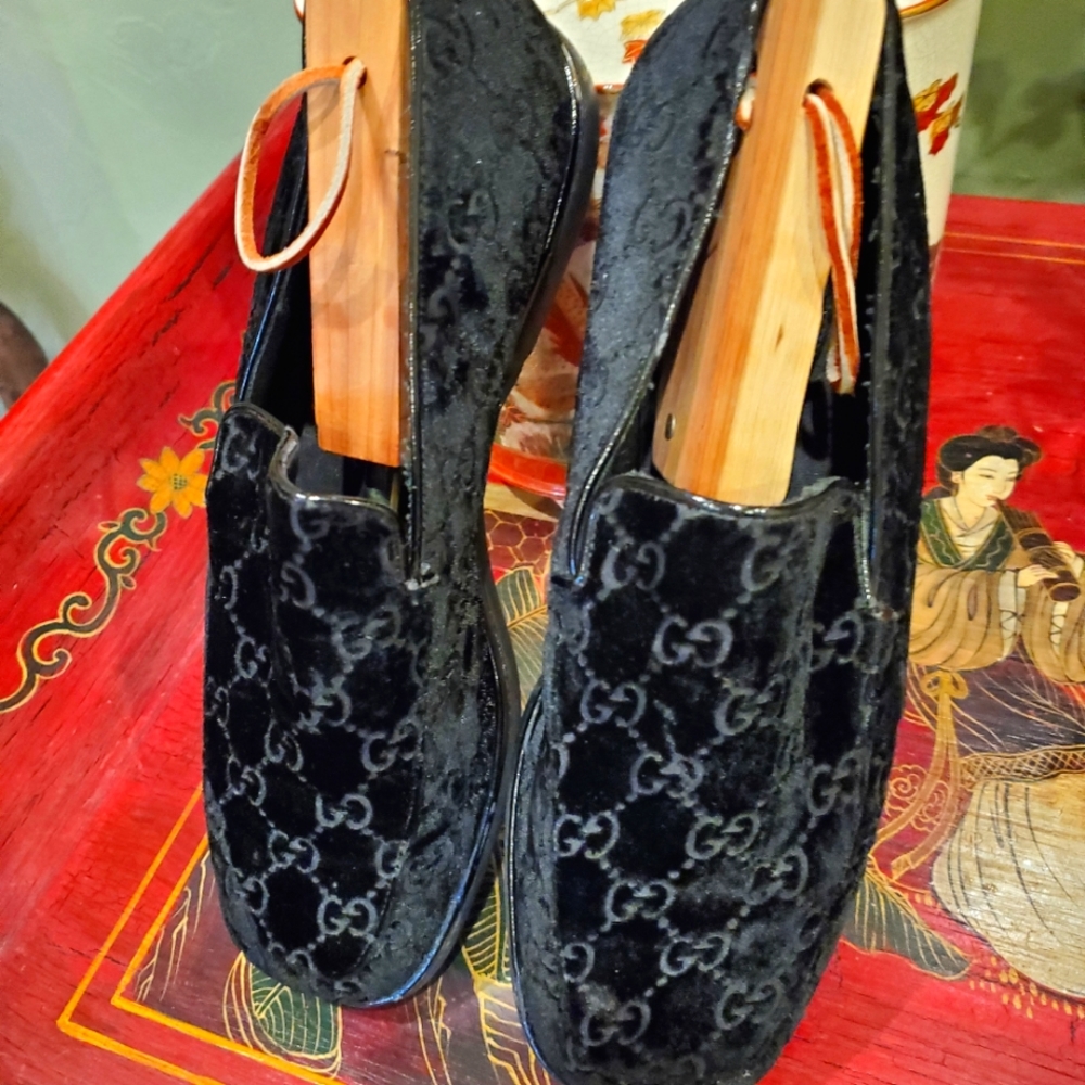 Gucci Women's Velvet Loafers